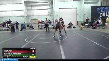 130 lbs Round 4 (8 Team) - Josh Kim, Scanlan vs Rocco Zagorrites, Ranger WC