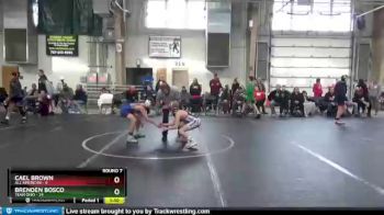 84 lbs Round 7 (8 Team) - Brenden Bosco, Team Ohio vs Cael Brown, All American