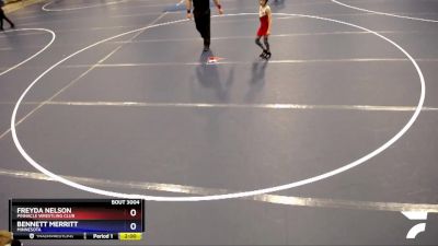 63 lbs Round 1 - Freyda Nelson, Pinnacle Wrestling Club vs Bennett Merritt, Minnesota