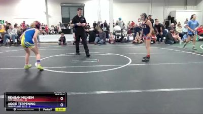 97 lbs Round 4 (6 Team) - Reagan Milheim, Mat Assassins vs Aggie Terpening, Finger Lakes Elite