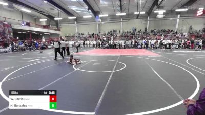 66 lbs Quarterfinal - Wyatt Garris, Animal House Wrestling vs Nehemiah Gonzales, Kingdom