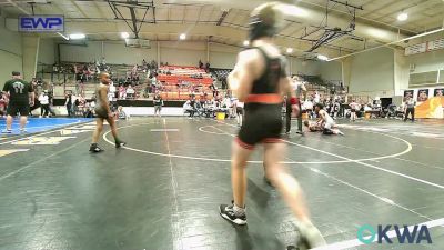 85 lbs Final - Rye Davis, Honey Badgers Wrestling Club vs King Robinson, Pin-King All Stars