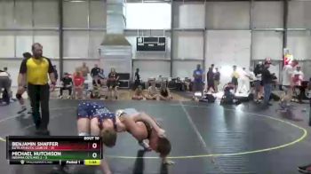 167 lbs Round 4 (6 Team) - Benjamin Shaffer, Elite Athletic Club DZ vs Michael Hutchison, Indiana Outlaws 2