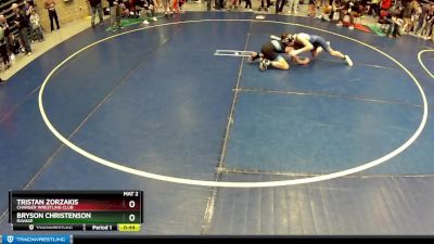 102 lbs Cons. Round 5 - Tristan Zorzakis, Charger Wrestling Club vs Bryson Christenson, Ravage