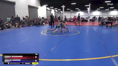 106 lbs Semis & 3rd Wb (16 Team) - Steele Woodward, Utah vs Keegan Dawkins, Georgia