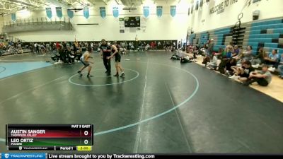 110-117 lbs Round 3 - Leo Ortiz, Poudre vs Austin Sanger, Thompson Valley