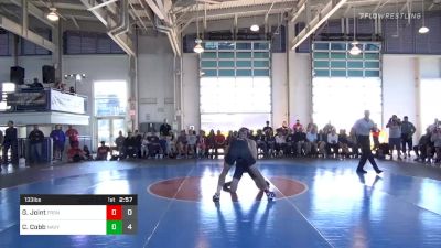 133lbs Match: Gary Joint, Fresno State vs Casey Cobb, Navy