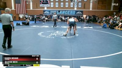 175 lbs Semifinal - Kaden Bennie, Layton vs QUAYDE BECK, Payson