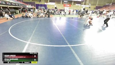 70-78 lbs 3rd Place Match - Adam Gress, Aggressive Wrestling Academy LLC vs Ryan Barnard, Colorado