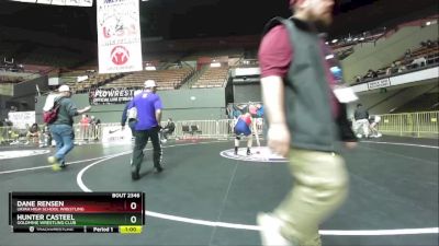 175 lbs Cons. Semi - Dane Rensen, Ukiah High School Wrestling vs Hunter Casteel, Goldmine Wrestling Club