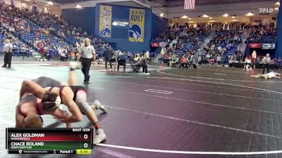 165 lbs Cons. Round 2 - Alex Goldman, Haddonfield vs Chace Roland, Northampton