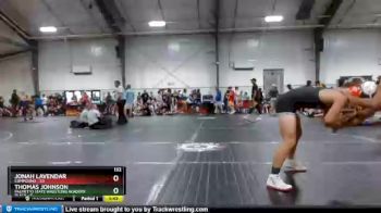 132 lbs Round 2 (3 Team) - Jonah Lavendar, Compound vs Thomas Johnson, Palmetto State Wrestling Academy Black