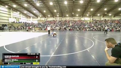 80 lbs Semifinal - Brock Revell, Sons Of Atlas vs Korvin Bayles, Westlake