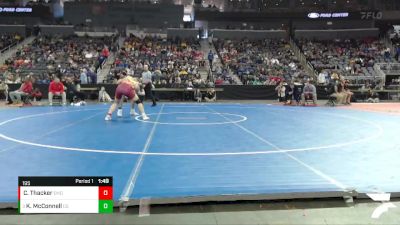 195 lbs Champ. Round 1 - Kaden McConnell, Center Grove vs Caden Thacker, Evansville Mater Dei