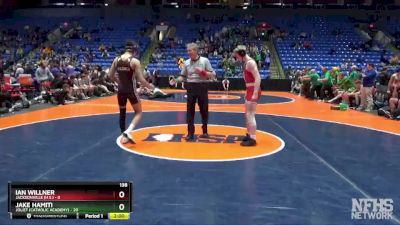 138 lbs Quarterfinals (8 Team) - Ian Willner, Jacksonville (H.S.) vs Jake Hamiti, Joliet (Catholic Academy)