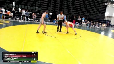 165 lbs Cons. Round 1 - Ryan McManus, Waldorf (Iowa) vs David Pullin, Colorado State University - Pueblo