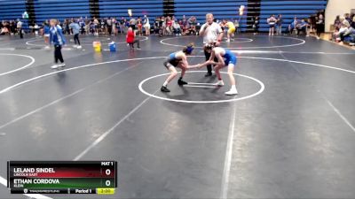 113 lbs Round 5 - Leland Sindel, Lincoln East vs Ethan Cordova, Klein