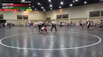 95 lbs Finals (2 Team) - Hayden Hutt, Iowa Gold vs Kaden Clark, AYWO