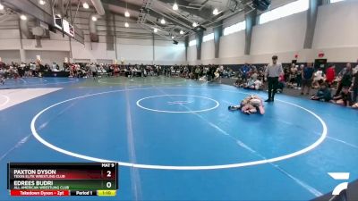 75 lbs Quarterfinal - Paxton Dyson, Texas Elite Wrestling Club vs Edrees Budri, All American Wrestling Club