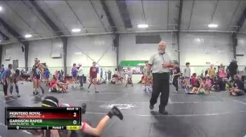 95 lbs Round 4 (8 Team) - Garrison Raper, Team Palmetto vs Montero Royal, Steel Valley Renegades