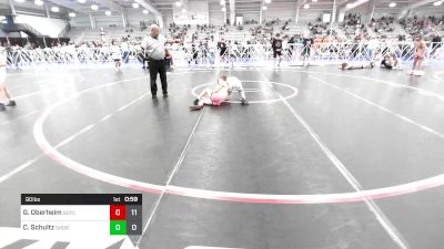 90 lbs Rr Rnd 3 - Gabe Oberheim, Team Gotcha vs Colt Schultz, Short Time