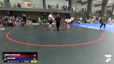 285 lbs Cons. Round 3 - Josiah Gonzalez, MT vs Cj Orchard, OR