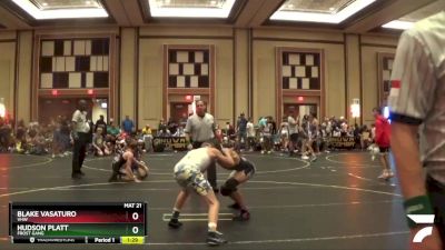 110 lbs Semifinal - Blake Vasaturo, VHW vs Hudson Platt, Frost Gang