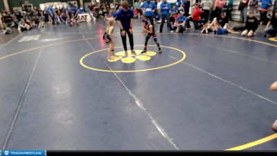 49-54 lbs Quarterfinal - Emma Florom, Franklin Fylers vs Memphis Canas, Hershey