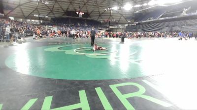 43 lbs 1st Place Match - Jacob Sawyer, Thunder Mountain Wrestling Club vs Leif Mills, White River Hornets Wrestling Club