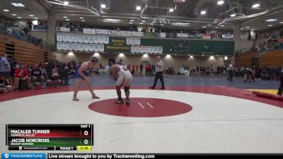 285 lbs Cons. Round 2 - MaCaleb Turner, Murrieta Valley vs Jacob Norcross, Bishop Gorman