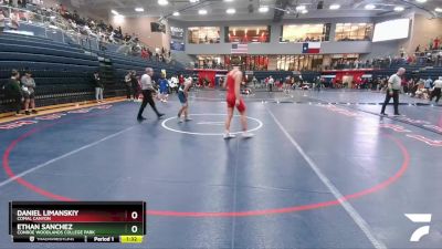 175 lbs Round 5 - Daniel Limanskiy, Comal Canyon vs Ethan Sanchez, Conroe Woodlands College Park