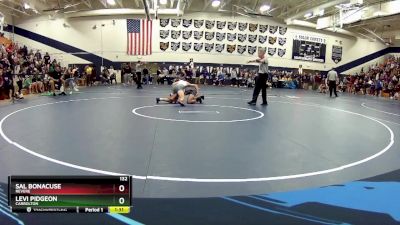 132 lbs Quarterfinal - Sal Bonacuse, Revere vs Levi Pidgeon, Carrolton