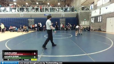 85/95 Round 2 - Jazlyn Lopez, Mountain Man Wrestling Club vs Kathryn Byrne, Bonneville Wrestling Club