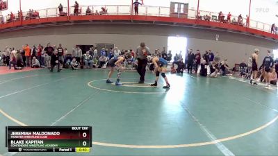 75 lbs Quarterfinal - Jeremiah Maldonado, Munster Wrestling Club vs Blake Kapitan, Contenders Wrestling Academy