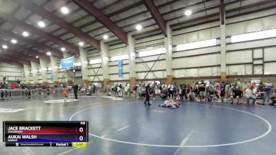 70 lbs Semifinal - Jace Brackett, Colorado vs Aukai Walsh, Hawaii