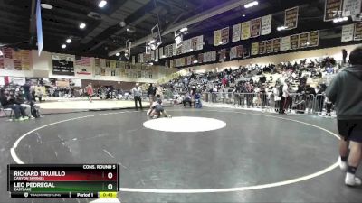 157 lbs Cons. Round 5 - Leo Pedregal, Eastlake vs Richard Trujillo, Canyon Springs