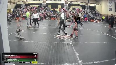 75 lbs Semifinal - Madix Bailey, Knights Youth Wrestling vs Tj Markijohn, Sly Fox Wrestling Club