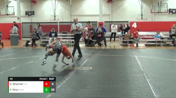 49 lbs Round 3 (4 Team) - Carter Shartzer, East Kansas Eagles vs Hudson Broz, Nebraska Boyz