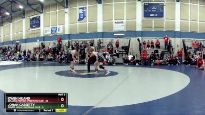 175 lbs Round 1 (4 Team) - Owen Hiland, Bulldog Premier Wrestling Club vs Jonah Cassetty, Center Grove Wrestling Club