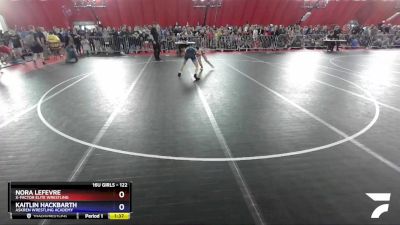 122 lbs Round 1 - Nora LeFevre, X-Factor Elite Wrestling vs Kaitlin Hackbarth, Askren Wrestling Academy