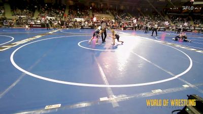 64 lbs Consi Of 16 #1 - Genesis Anderson, Dakota Boyz Wrestling Club vs Van Richardson, Tironook Wrestling