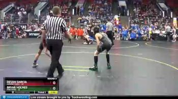 92 lbs Round 3 (4 Team) - Bryar Holmes, Pine River vs Devan Garcia, Harper Creek