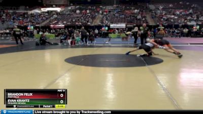 132 lbs Cons. Round 4 - Evan Krantz, McQueen Nevada vs Brandon Felix, Post Falls