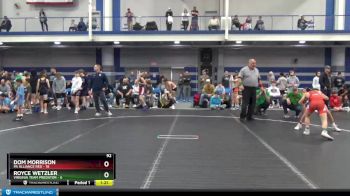 92 lbs Round 6 (8 Team) - Dom Morrison, PA Alliance Red vs Royce Wetzler, Virginia Team Predator