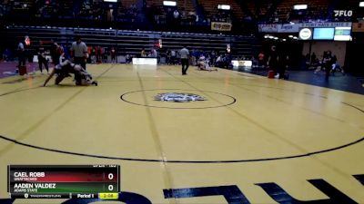 165 lbs Semifinal - Aaden Valdez, Adams State vs Cael Robb, Unattached