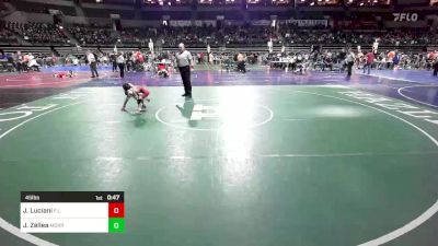 45 lbs Round Of 16 - Jace Luciani, F.l.o.w. vs Jacob Zellea, Morris Hills