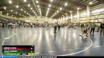 79 lbs Round 3 (6 Team) - Averie Olvera, Idaho vs Phoebe Tolman, Gold Rush