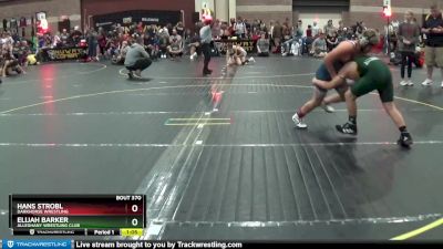 117 lbs Round 5 - Hans Strobl, Darkhorse Wrestling vs Elijah Barker, Alleghany Wrestling Club