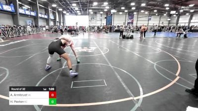 182 lbs Round Of 32 - Aidan Armbrust, VA vs Honor Paxton, NC