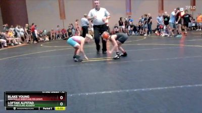 70 lbs Cons. Round 3 - Loftan Alfstad, Moen Wrestling Academy vs Blake Young, Wentzville Wrestling Fed.(WWF)